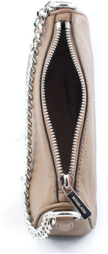 Michael Kors Carmela Medium Xbody Driftwood monogram torebka damska