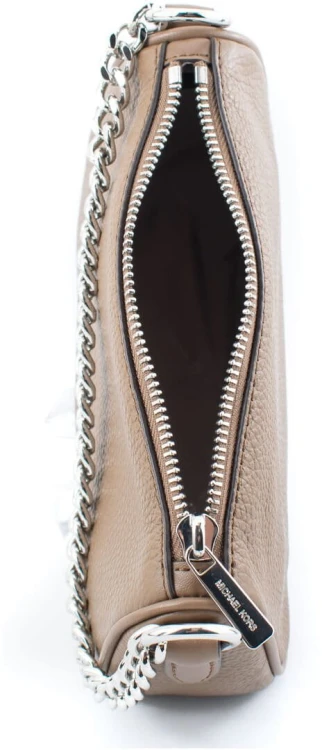 Michael Kors Carmela Medium Xbody Driftwood monogram torebka damska