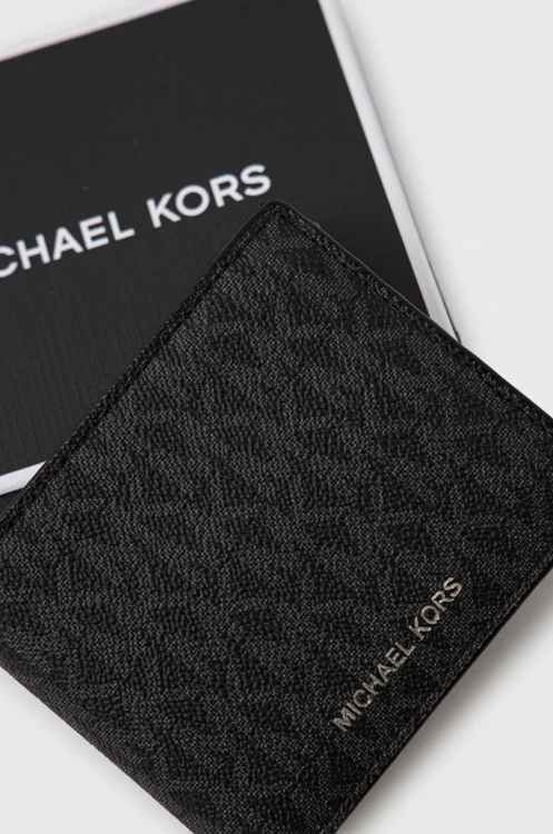 Michael Kors Cooper portfel wnętrze kieszeń na bilon i karty box