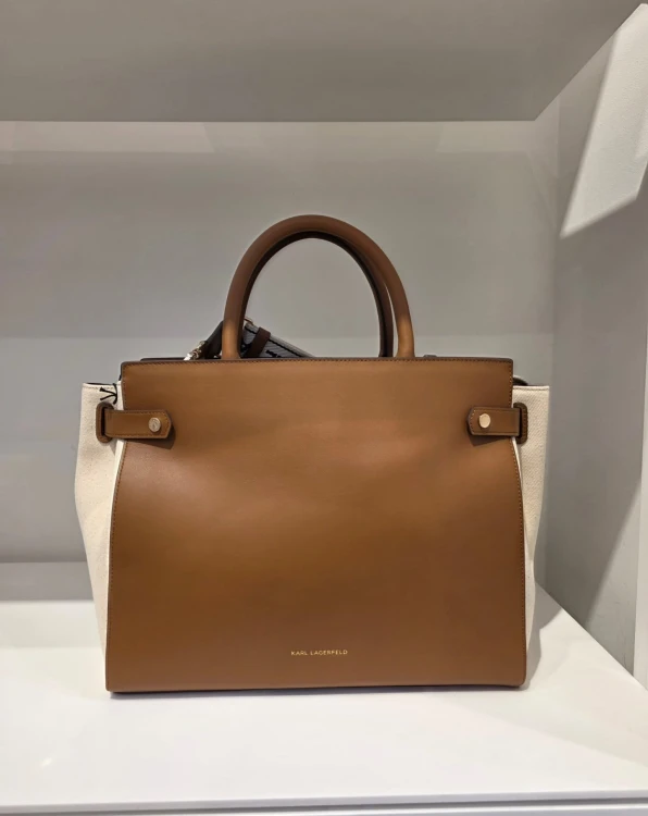 Karl Lagerfeld Ikon MD Tote Canvas elegancka torebka do pracy