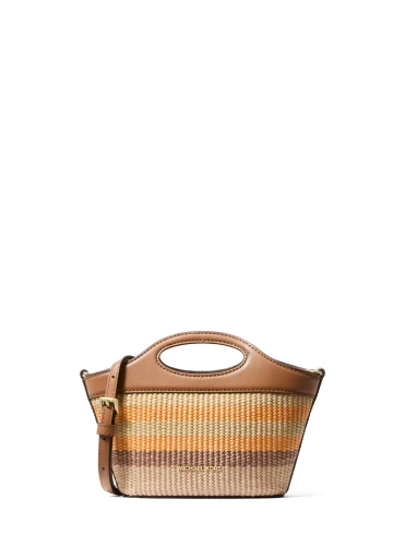 Michael Kors Tatum Small Luggage – torebka crossbody damska na modelce