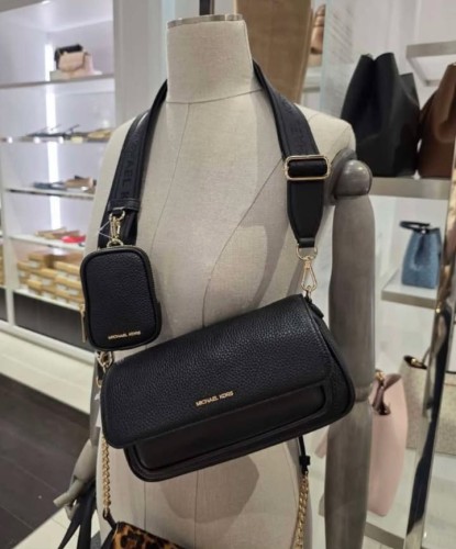 Michael Kors Jet Set Travel Small Crossbody With Pouch - Torebka Crossbody Black