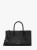 Michael Kors Mirella Medium Logo Debossed Satchel Black torebka skórzana damska