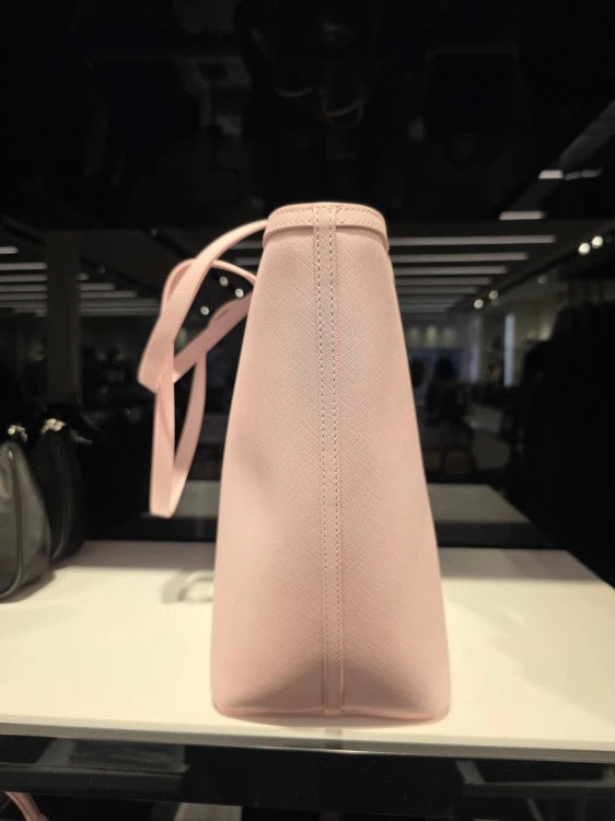 Różowa torebka Karl Lagerfeld IKON Shopper z zamknięciem na suwak i pojemnym wnętrzem