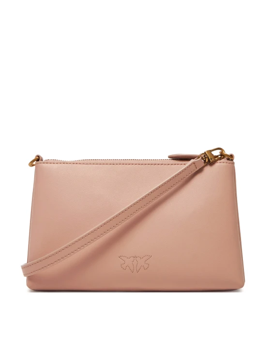 pinko flat horizontal mini pe 25 różowa mała torebka damska