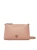 pinko flat horizontal mini cipria o81q torebka różowa skórzana