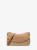 Michael Kors Carmela Medium Suede Convertible Crossbody Bag Camel zamszowa torebka crossbody