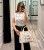 Karl Lagerfeld K/Sketch Shopper AOP Tote - Kremowa Torba Shopper Canvas Shopperka