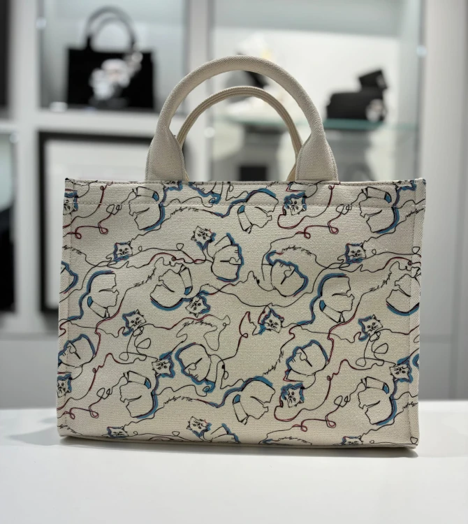 Karl Lagerfeld K/Sketch Shopper AOP Tote