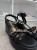 Karl Lagerfeld Paris Signature Charm Wedge Sandals sandały damskie