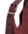 Michael Kors Nolita Large Hobo Oxblood, duża torebka hobo na ramię z naturalnej skóry bydlęcej