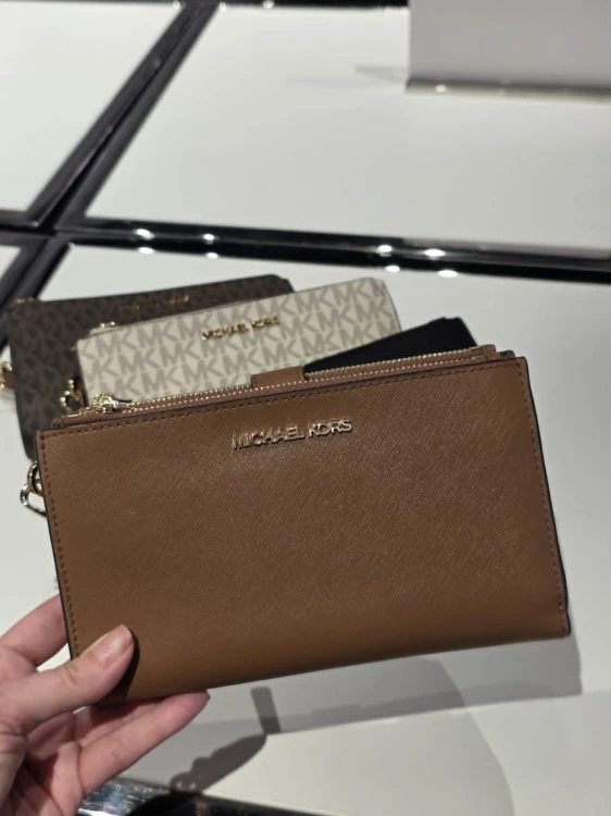 Michael Kors Portfel Double Zip Luggage