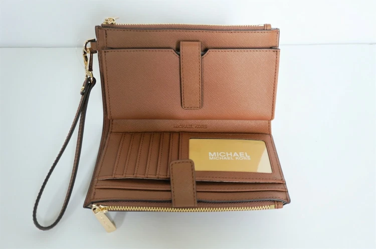 Michael Kors Portfel Double Zip Luggage