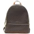 Michael Kors Rhea Zip Medium Backpack Brown Signature