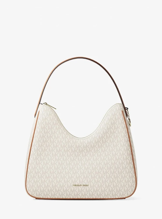 Michael Kors duża torebka shopperka Vanilla Logo-Print Canvas 35F5G5ZL6B