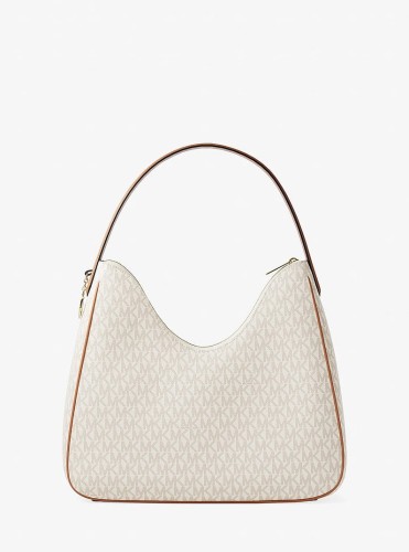 Michael Kors duża torebka shopperka Vanilla Logo-Print Canvas 35F5G5ZL6B