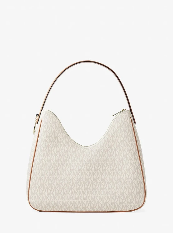 Michael Kors duża torebka shopperka Vanilla Logo-Print Canvas 35F5G5ZL6B