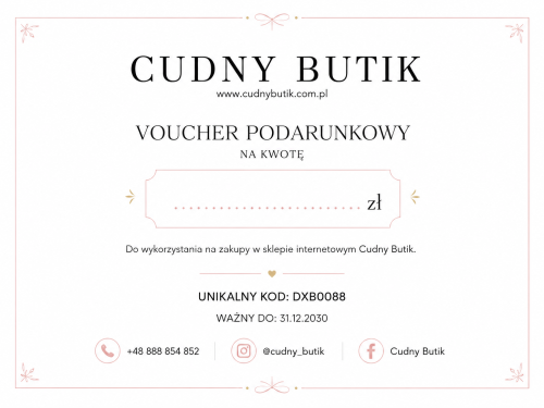 Voucher Cudny Butik