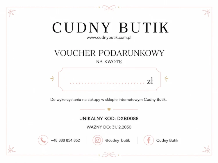 Voucher Cudny Butik