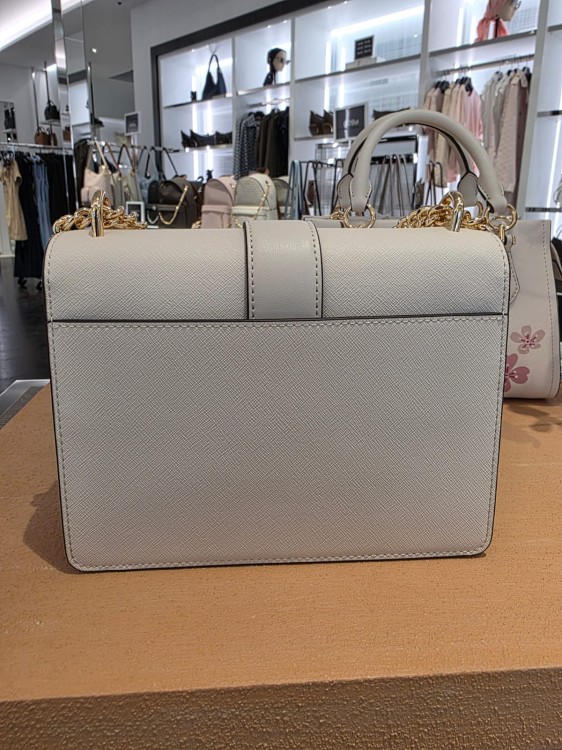 Michael Kors Greenwich Small floral applique cream