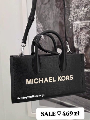 Michael Kors Mirella Small Crossbody Bag Black / Silver