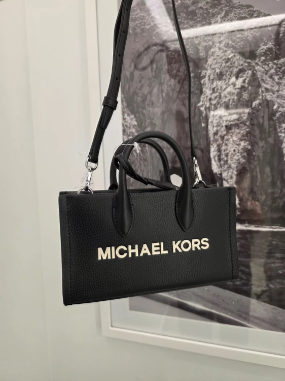 Michael Kors Mirella Small Crossbody Bag Black / Silver