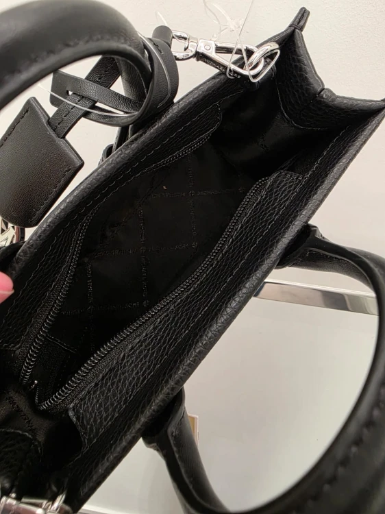 Michael Kors Mirella Small Crossbody Bag Black / Silver