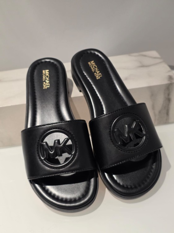 michael-kors-black-leather-slide-sandals-mk-logo.jpg