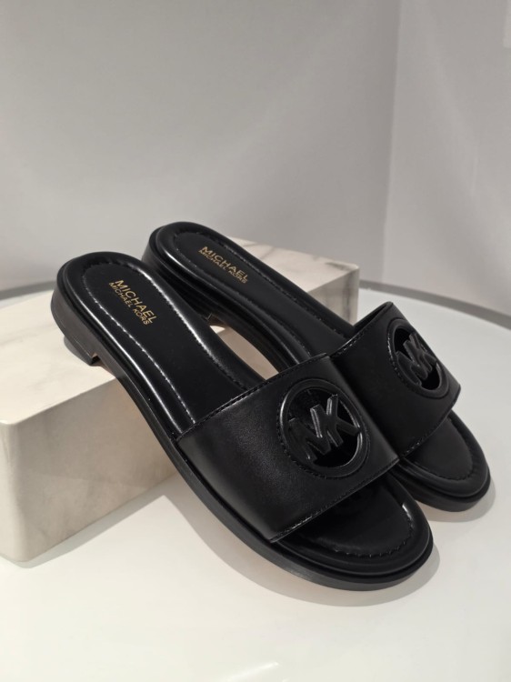 michael-kors-black-leather-slide-sandals-mk-logo.jpg