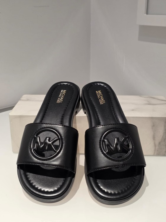 michael-kors-black-leather-slide-sandals-mk-logo.jpg