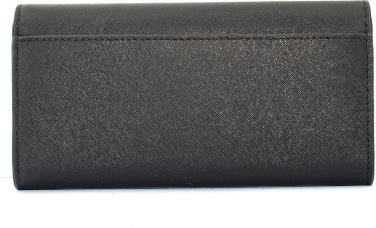Michael Kors Jet Set Travel Large Signature Envelope Wallet Black