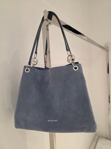 Michael Kors Christina Large Suede Shoulder Bag