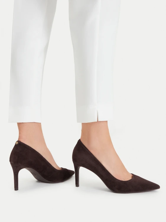 Michael Kors Alina Chocolate – Skórzane