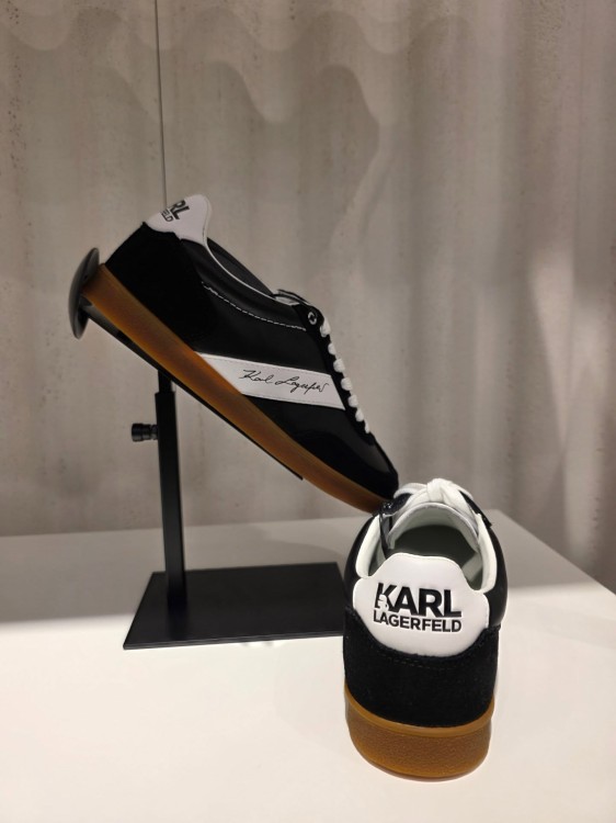 Karl Lagerfeld Kandidate Signature sneakers damskie skóra naturalna