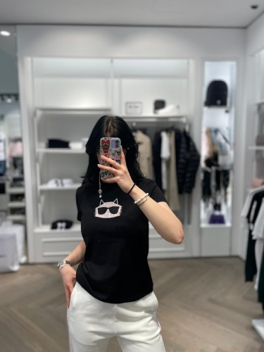 koszulka Karl Lagerfeld z kotem