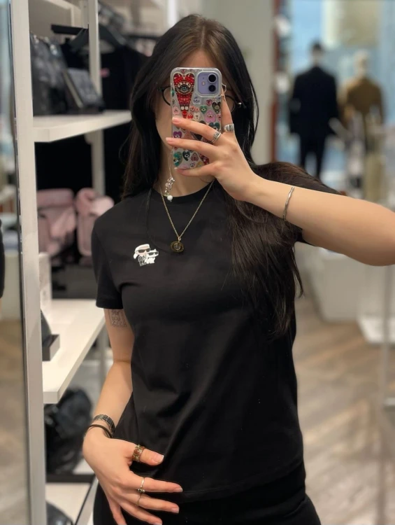 KARL LAGERFELD T-SHIRT DAMSKI