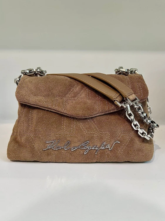 KURL Suede Shoulder Bag