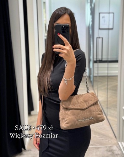 KURL Suede Shoulder Bag